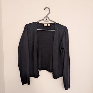 Silk and Cashmere Black Merona Cardigan